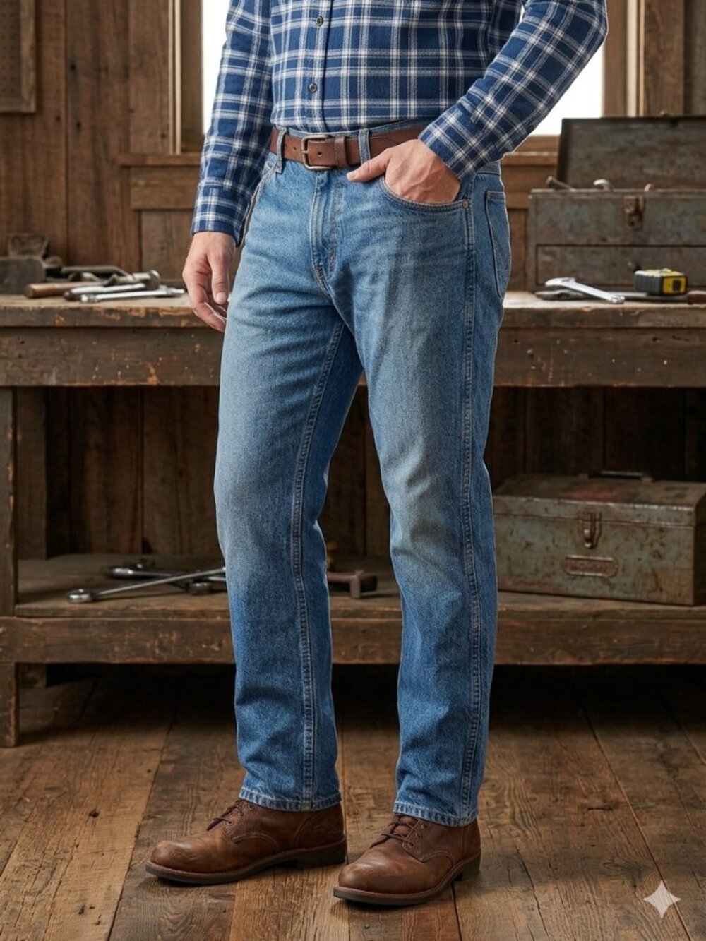Wrangler Jeans Vintage 47MWZ Men's Size 34x30 Blue MWZRS 72336
